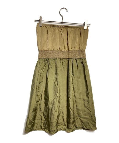 TOGA PULLA（トーガ プルラ）TOGA PULLA (トーガ プルラ) ノースリーブワンピース/Sleeveless dress グリーン サイズ:ONEの古着・服飾アイテム