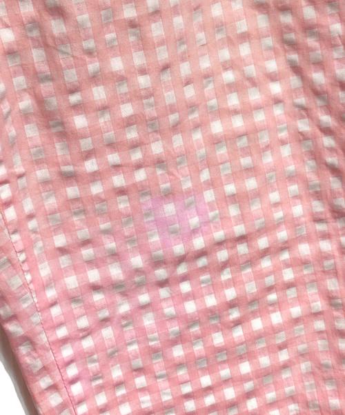 tricot COMME des GARCONS（トリココムデギャルソン）tricot COMME des GARCONS (トリココムデギャルソン) ギンガムチェックワイドパンツ/Gingham check wide pants ピンク サイズ:ーの古着・服飾アイテム