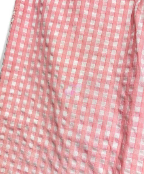 tricot COMME des GARCONS（トリココムデギャルソン）tricot COMME des GARCONS (トリココムデギャルソン) ギンガムチェックワイドパンツ/Gingham check wide pants ピンク サイズ:ーの古着・服飾アイテム