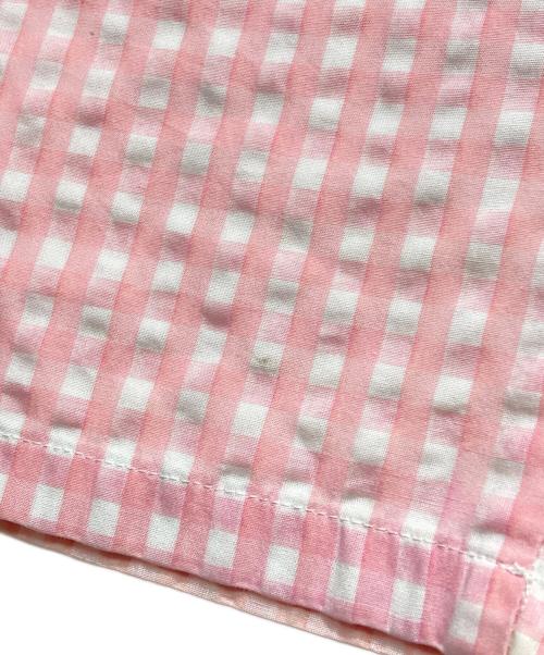 tricot COMME des GARCONS（トリココムデギャルソン）tricot COMME des GARCONS (トリココムデギャルソン) ギンガムチェックワイドパンツ/Gingham check wide pants ピンク サイズ:ーの古着・服飾アイテム
