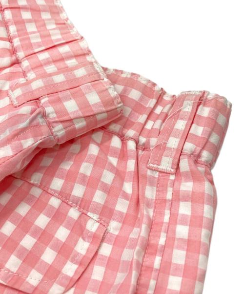 tricot COMME des GARCONS（トリココムデギャルソン）tricot COMME des GARCONS (トリココムデギャルソン) ギンガムチェックワイドパンツ/Gingham check wide pants ピンク サイズ:ーの古着・服飾アイテム