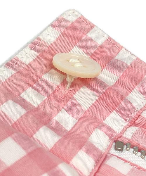 tricot COMME des GARCONS（トリココムデギャルソン）tricot COMME des GARCONS (トリココムデギャルソン) ギンガムチェックワイドパンツ/Gingham check wide pants ピンク サイズ:ーの古着・服飾アイテム