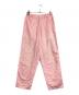 tricot COMME des GARCONS（トリココムデギャルソン）の古着「ギンガムチェックワイドパンツ/Gingham check wide pants」｜ピンク