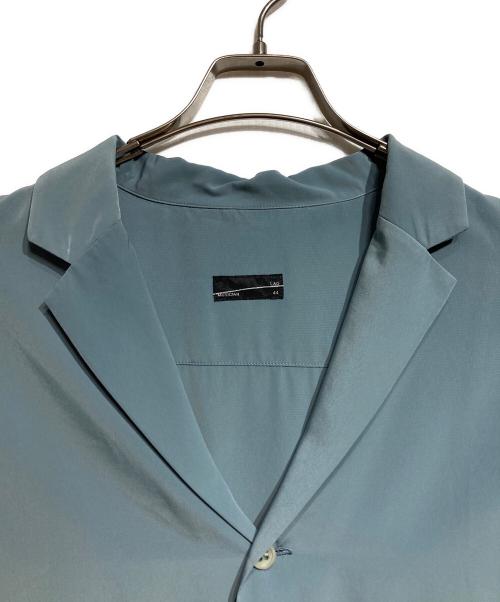 LAD MUSICIAN（ラッドミュージシャン）LAD MUSICIAN (ラッドミュージシャン) DECHINE BIG SHORT SHIRT/デチン ビッグショートシャツ ブルー サイズ:44の古着・服飾アイテム
