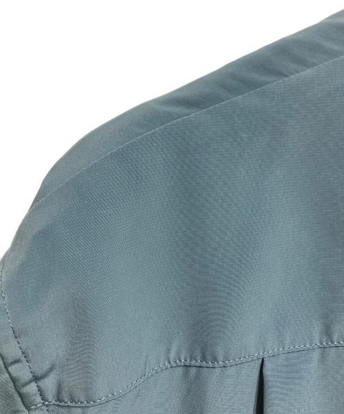 LAD MUSICIAN（ラッドミュージシャン）LAD MUSICIAN (ラッドミュージシャン) DECHINE BIG SHORT SHIRT/デチン ビッグショートシャツ ブルー サイズ:44の古着・服飾アイテム