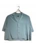 LAD MUSICIAN（ラッドミュージシャン）の古着「DECHINE BIG SHORT SHIRT/デチン ビッグショートシャツ」｜ブルー