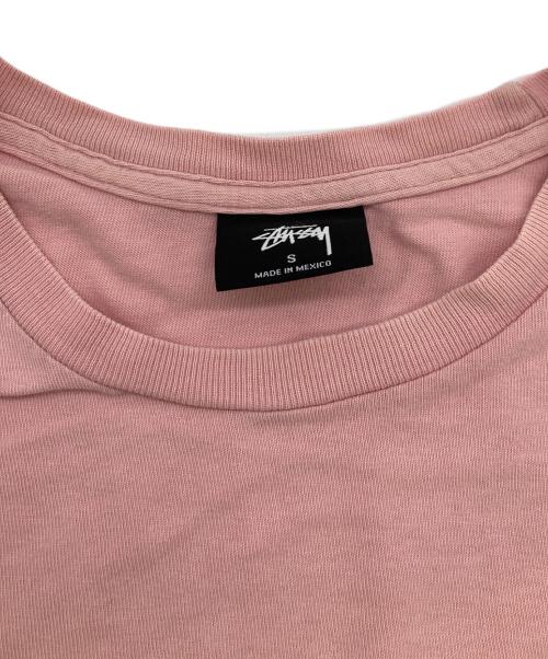 stussy（ステューシー）stussy (ステューシー) クラウンTee ピンク サイズ:	SIZE Sの古着・服飾アイテム