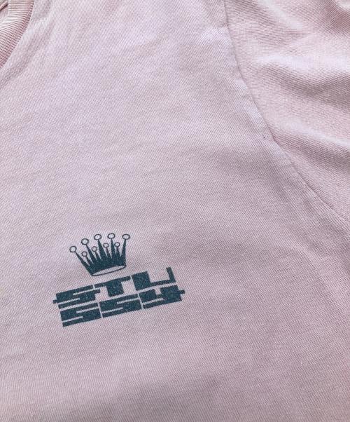 stussy（ステューシー）stussy (ステューシー) クラウンTee ピンク サイズ:	SIZE Sの古着・服飾アイテム