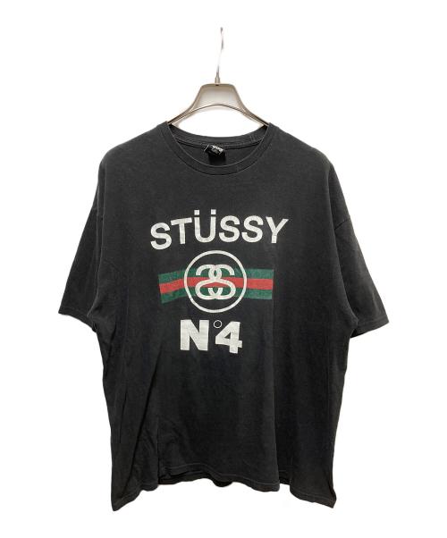stussy（ステューシー）stussy (ステューシー) オマージュTee ブラック サイズ:XLの古着・服飾アイテム