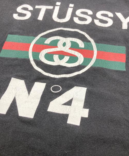 stussy（ステューシー）stussy (ステューシー) オマージュTee ブラック サイズ:XLの古着・服飾アイテム