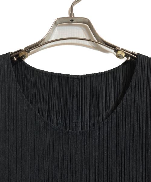PLEATS PLEASE（プリーツプリーズ）PLEATS PLEASE (プリーツプリーズ) ノースリーブプリーツワンピース ブラック サイズ:2の古着・服飾アイテム