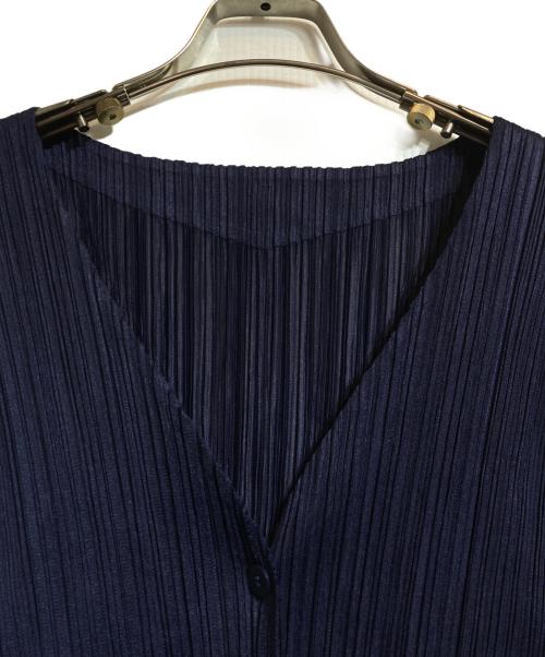 PLEATS PLEASE（プリーツプリーズ）PLEATS PLEASE (プリーツプリーズ) プリーツベスト ネイビー サイズ:3の古着・服飾アイテム