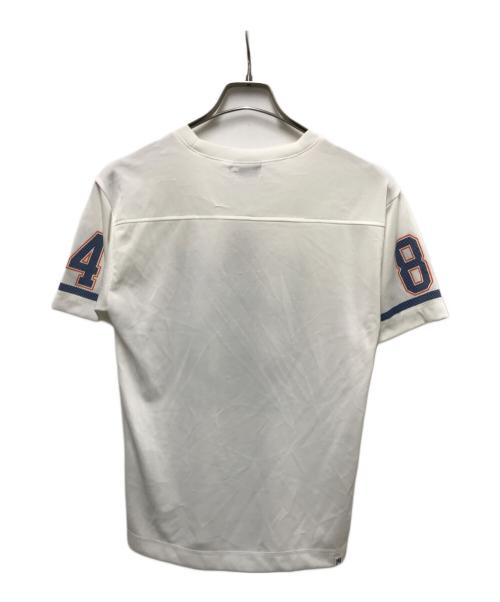 Hysteric Glamour（ヒステリックグラマー）Hysteric Glamour (ヒステリックグラマー) 84 SOUNDS プリント VネックTシャツ ホワイト サイズ:SIZE XSの古着・服飾アイテム