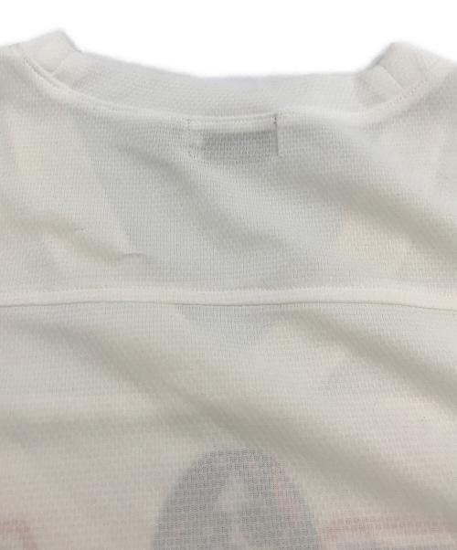 Hysteric Glamour（ヒステリックグラマー）Hysteric Glamour (ヒステリックグラマー) 84 SOUNDS プリント VネックTシャツ ホワイト サイズ:SIZE XSの古着・服飾アイテム