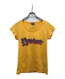 Hysteric Glamour（ヒステリックグラマー）の古着「BEAR ON THE BEAT Tシャツ」｜オレンジ