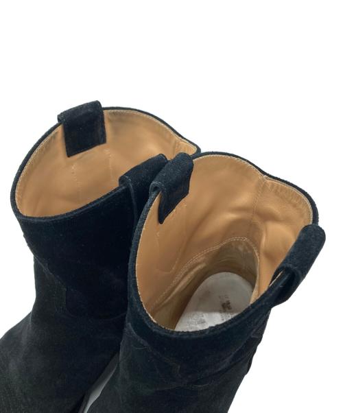 Maison Margiela（メゾンマルジェラ）Maison Margiela (メゾンマルジェラ) スウェードウェスタンブーツ ブラック サイズ:37・1/2の古着・服飾アイテム