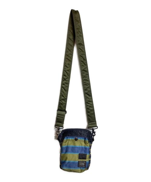 PORTER（ポーター）PORTER (ポーター) PAUL SMITH (ポールスミス) バーティカルショルダーバッグ グリーンの古着・服飾アイテム