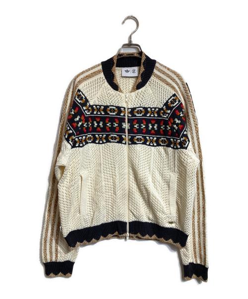 adidas（アディダス）adidas (アディダス) CLOT (クロット) Crochet SST Track Top ベージュ サイズ:Ｌの古着・服飾アイテム