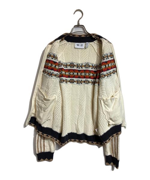 adidas（アディダス）adidas (アディダス) CLOT (クロット) Crochet SST Track Top ベージュ サイズ:Ｌの古着・服飾アイテム