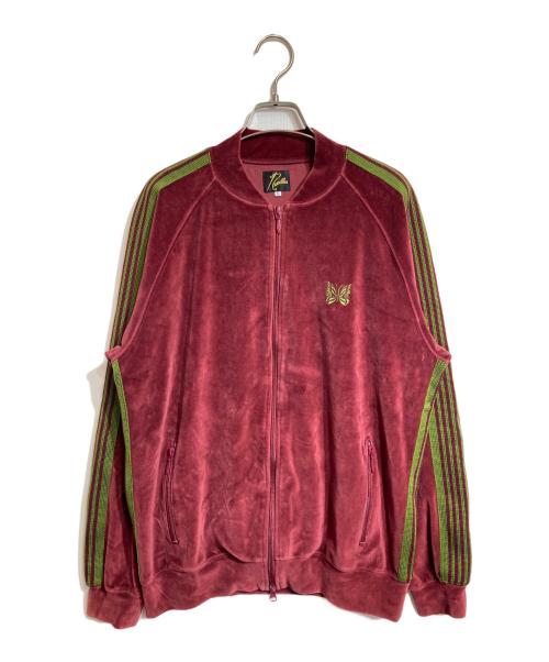 Needles（ニードルズ）Needles (ニードルズ) R.C. Track Jacket - C/Pe Velour レッド サイズ:Ｌの古着・服飾アイテム
