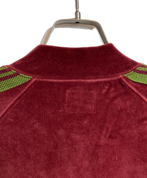 Needles（ニードルズ）Needles (ニードルズ) R.C. Track Jacket - C/Pe Velour レッド サイズ:Ｌの古着・服飾アイテム