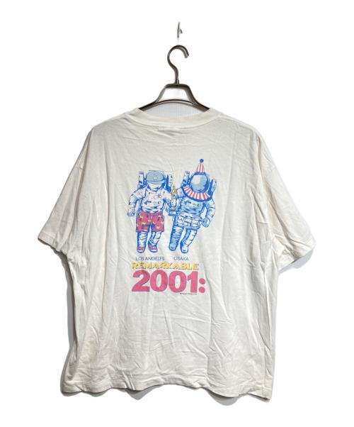 SAINT MICHAEL（セントマイケル）SAINT MICHAEL (セントマイケル) S/S TEE ASTRO/宇宙T ホワイト サイズ:XLの古着・服飾アイテム