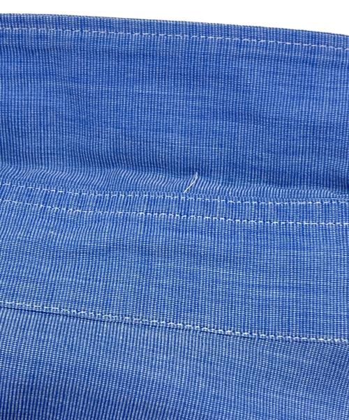 COMME des GARCONS HOMME（コムデギャルソン オム）COMME des GARCONS HOMME (コムデギャルソン オム) パネル切替ストライプシャツ ブルー サイズ:Ｌの古着・服飾アイテム