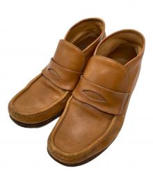 F.LLI Giacometti（フラテッリ ジャコメッティ）の古着「ハイカットコインローファー」｜ブラウン