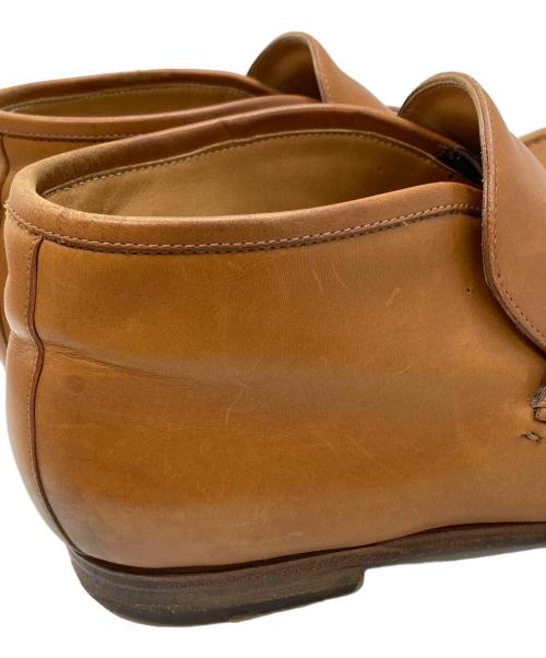 F.LLI Giacometti（フラテッリ ジャコメッティ）F.LLI Giacometti (フラテッリ ジャコメッティ) ハイカットコインローファー ブラウン サイズ:43の古着・服飾アイテム