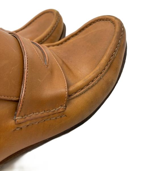 F.LLI Giacometti（フラテッリ ジャコメッティ）F.LLI Giacometti (フラテッリ ジャコメッティ) ハイカットコインローファー ブラウン サイズ:43の古着・服飾アイテム