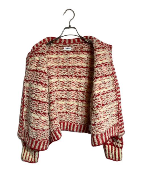 Coohem（コーヘン）Coohem (コーヘン) SCANDINAVIAN KNIT CARDIGAN レッド サイズ:Freeの古着・服飾アイテム