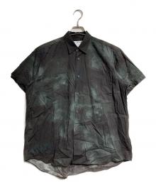 COMME des GARCONS SHIRT（コムデギャルソンシャツ）の古着「ダイダイ暗染S/Sシャツ/Black Tie-Dye shirt」｜ブラック