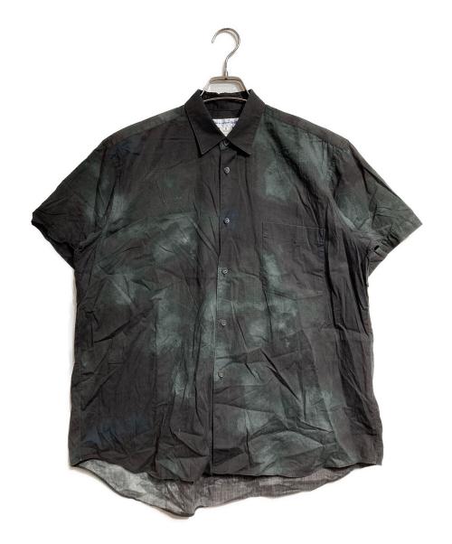 COMME des GARCONS SHIRT（コムデギャルソンシャツ）COMME des GARCONS SHIRT (コムデギャルソンシャツ) ダイダイ暗染S/Sシャツ/Black Tie-Dye shirt ブラック サイズ:XSの古着・服飾アイテム
