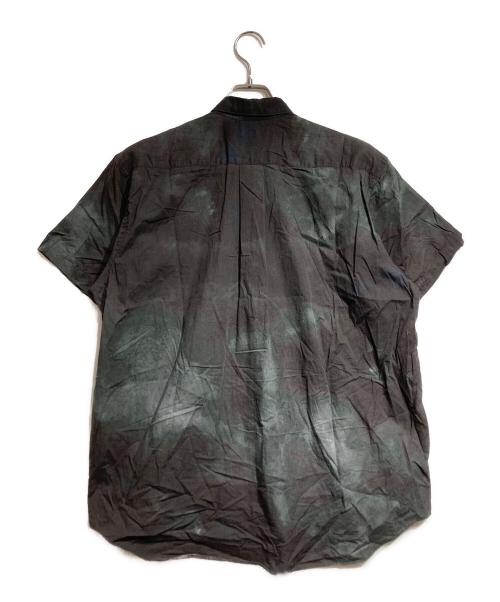 COMME des GARCONS SHIRT（コムデギャルソンシャツ）COMME des GARCONS SHIRT (コムデギャルソンシャツ) ダイダイ暗染S/Sシャツ/Black Tie-Dye shirt ブラック サイズ:XSの古着・服飾アイテム