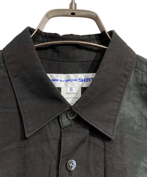 COMME des GARCONS SHIRT（コムデギャルソンシャツ）COMME des GARCONS SHIRT (コムデギャルソンシャツ) ダイダイ暗染S/Sシャツ/Black Tie-Dye shirt ブラック サイズ:XSの古着・服飾アイテム