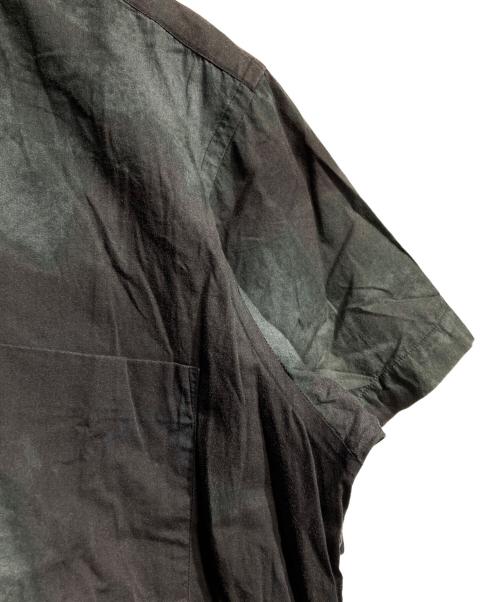 COMME des GARCONS SHIRT（コムデギャルソンシャツ）COMME des GARCONS SHIRT (コムデギャルソンシャツ) ダイダイ暗染S/Sシャツ/Black Tie-Dye shirt ブラック サイズ:XSの古着・服飾アイテム