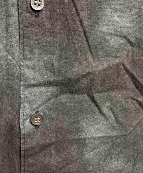 COMME des GARCONS SHIRT（コムデギャルソンシャツ）COMME des GARCONS SHIRT (コムデギャルソンシャツ) ダイダイ暗染S/Sシャツ/Black Tie-Dye shirt ブラック サイズ:XSの古着・服飾アイテム