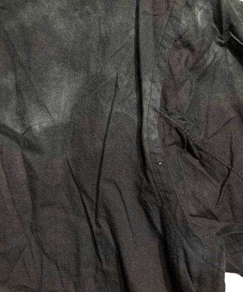 COMME des GARCONS SHIRT（コムデギャルソンシャツ）COMME des GARCONS SHIRT (コムデギャルソンシャツ) ダイダイ暗染S/Sシャツ/Black Tie-Dye shirt ブラック サイズ:XSの古着・服飾アイテム