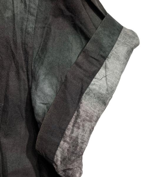 COMME des GARCONS SHIRT（コムデギャルソンシャツ）COMME des GARCONS SHIRT (コムデギャルソンシャツ) ダイダイ暗染S/Sシャツ/Black Tie-Dye shirt ブラック サイズ:XSの古着・服飾アイテム
