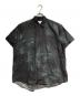 COMME des GARCONS SHIRT（コムデギャルソンシャツ）の古着「ダイダイ暗染S/Sシャツ/Black Tie-Dye shirt」｜ブラック