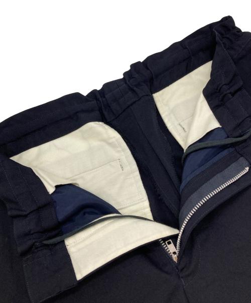 COMME des GARCONS HOMME DEUX（コムデギャルソン オム ドゥ）COMME des GARCONS HOMME DEUX (コムデギャルソン オム ドゥ) ウールギャバイージーパンツ ネイビー サイズ:XSの古着・服飾アイテム