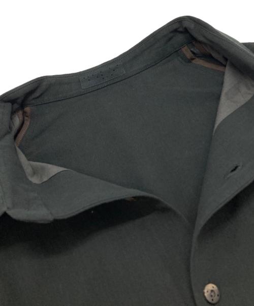 DEVOA（デヴォア）DEVOA (デヴォア) Loose Fit Cotton/Linen shirt ブラック サイズ:3の古着・服飾アイテム