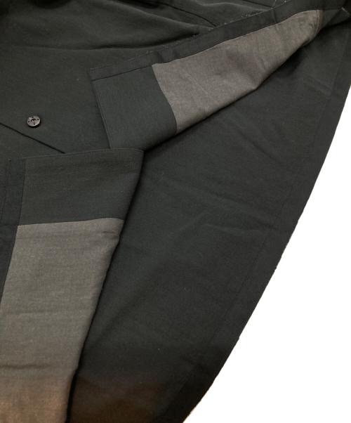 DEVOA（デヴォア）DEVOA (デヴォア) Loose Fit Cotton/Linen shirt ブラック サイズ:3の古着・服飾アイテム