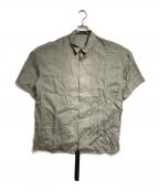 DEVOAデヴォア）の古着「Short sleeve shirt ramie/半袖シャツ」｜ベージュ