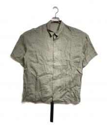 DEVOA（デヴォア）の古着「Short sleeve shirt ramie/半袖シャツ」｜ベージュ