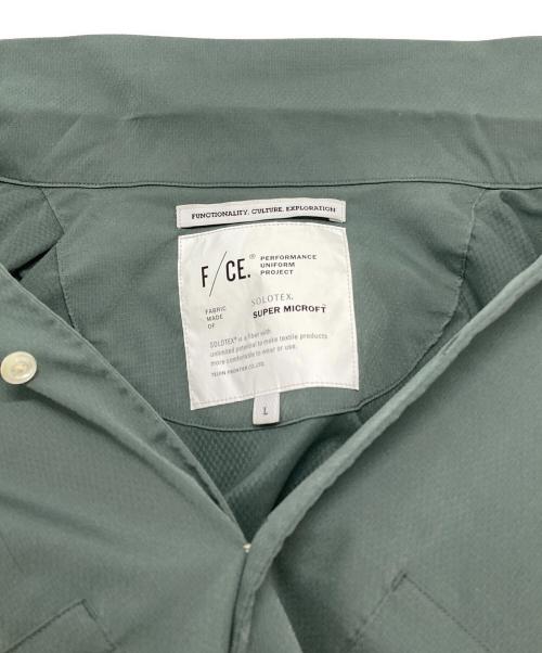 F/CE.（エフシーイー）F/CE. (エフシーイー) SOLOTEX MICROFT TECH SHIRT カーキ サイズ:Lの古着・服飾アイテム