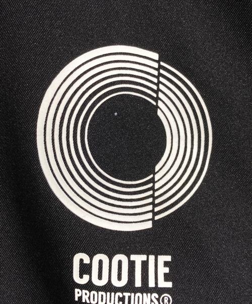 COOTIE PRODUCTIONS（クーティープロダクツ）COOTIE PRODUCTIONS (クーティープロダクツ) Polyester Twill S/S Football Top/フットボールトップ ブラック サイズ:Mの古着・服飾アイテム