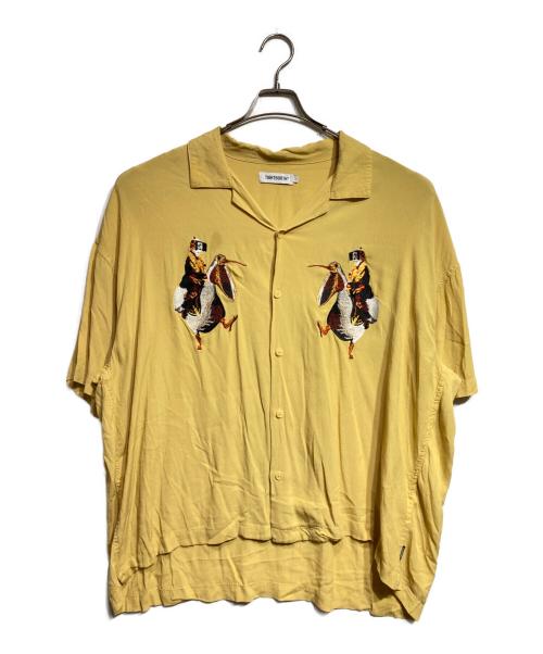 TIGHTBOOTH PRODUCTION（タイトブースプロダクション）TIGHTBOOTH PRODUCTION (タイトブースプロダクション) PELICAN ALOHA SHIRT/ペリカンアロハシャツ イエロー サイズ:Lの古着・服飾アイテム