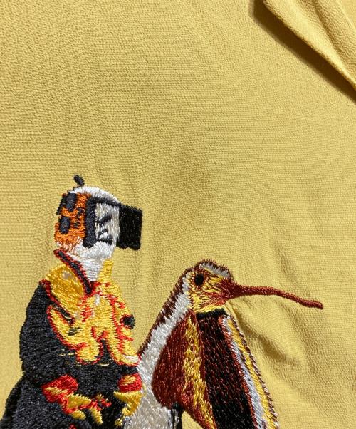 TIGHTBOOTH PRODUCTION（タイトブースプロダクション）TIGHTBOOTH PRODUCTION (タイトブースプロダクション) PELICAN ALOHA SHIRT/ペリカンアロハシャツ イエロー サイズ:Lの古着・服飾アイテム
