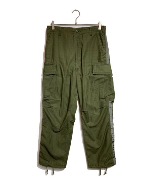 COMME des GARCONS HOMME（コムデギャルソン オム）COMME des GARCONS HOMME (コムデギャルソン オム) サイドラインカーゴパンツ カーキ サイズ:Sの古着・服飾アイテム